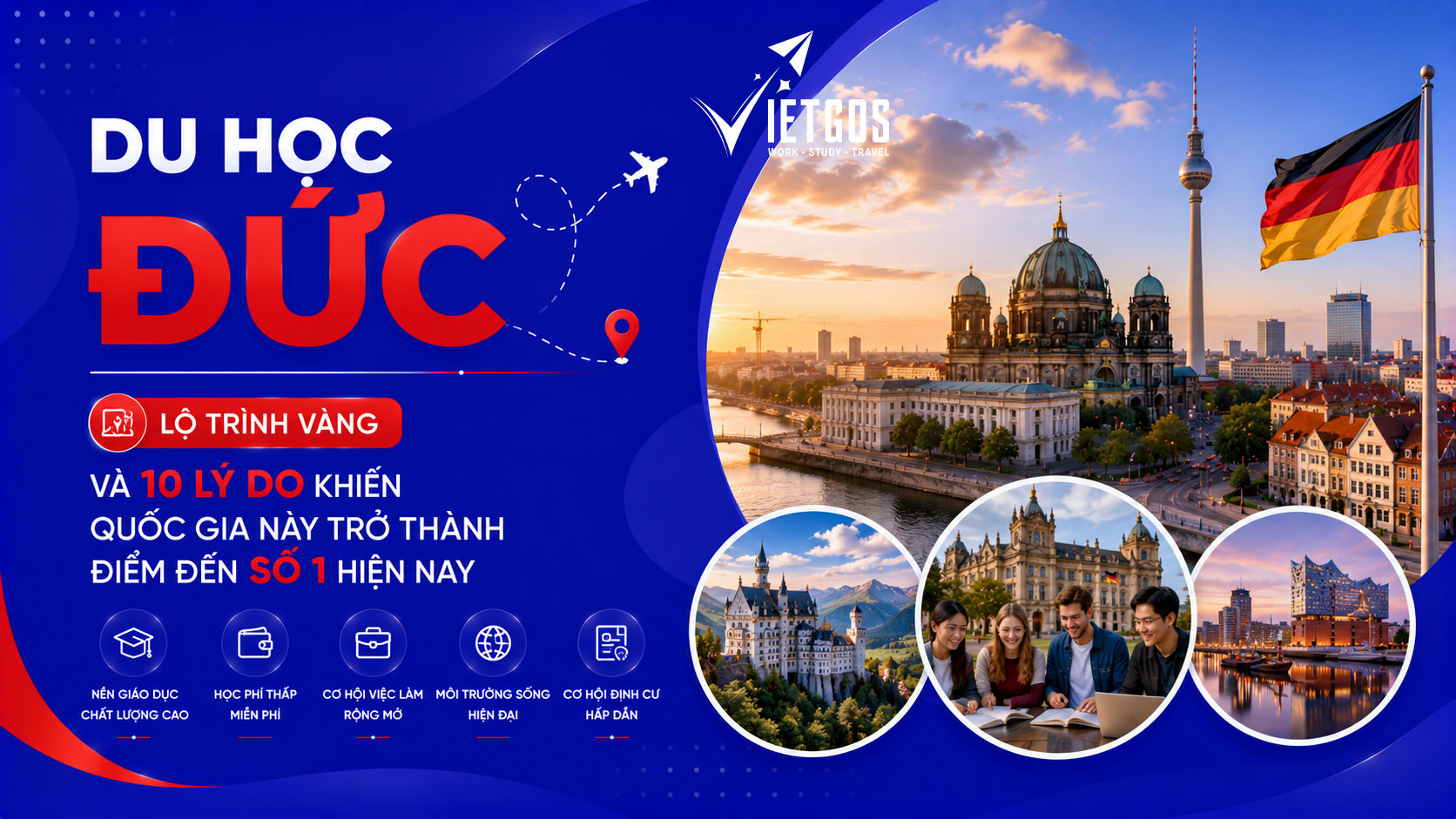 Du Học Đức: Lộ Trình Vàng Và 10 Lý Do Khiến Quốc Gia Này Trở Thành Điểm Đến Số 1 Hiện Nay